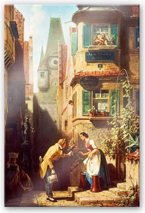 Produktbild Trenddeko Spitzweg - Der ewige Hochzeiter (75 x 120 cm)