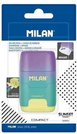 Actual product image Blister Sharpening Compact Sunset Turquoise Yellow