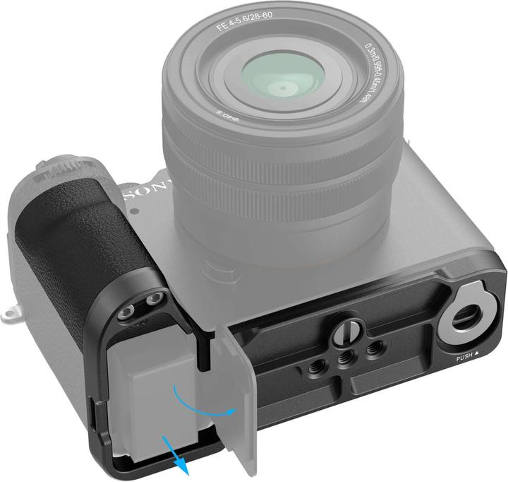 Actual product image SmallRig L-Shape Mount Plate with Silicone Handle 4797 (Grip)