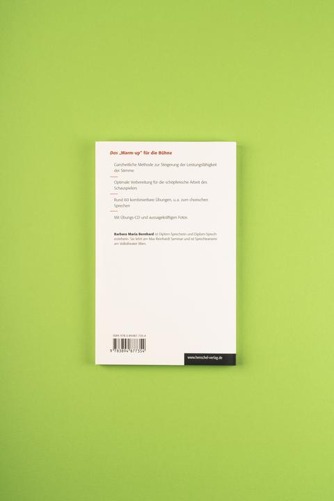 Actual product image Sprechtraining für Schauspieler (German, Bernhard, BarbaraMaria, 2014)