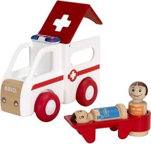 Produktbild Brio Spielfahrzeug My Home Town Krankenwagen mit Licht und Sound