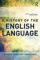 Produktbild A History of the English Language