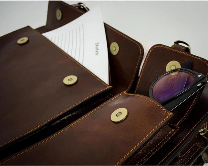 Immagine prodotto Only-Bags.Store Borsa a tracolla in pelle, Cartella per uomo