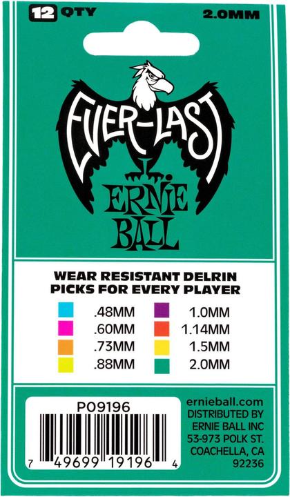 Image du produit Ernie Ball Everlast (12 x, 2 mm)