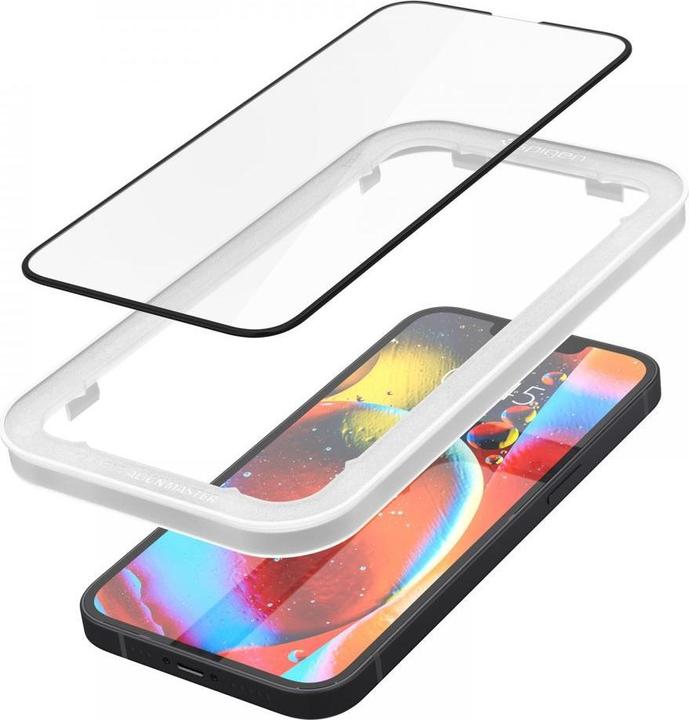 Actual product image Spigen Alm Glass (1 Piece, Apple iPhone 13, Apple iPhone 13 Pro)
