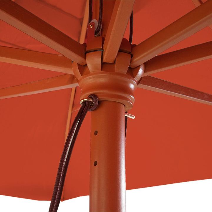 Image du produit Mendler Parasol Florida, 3x4m polyester/bois 6kg - terracotta (4 m)