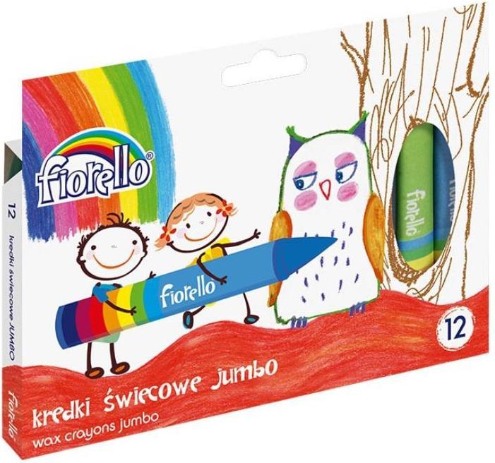 Produktbild GrandHall Jumbo-Buntstifte 12 Farben FIORELLO (Mehrfarbig)