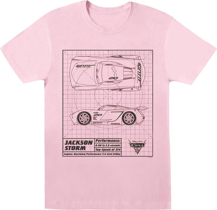 Disney Cars Jackson Storm Blueprint TShirt (L)