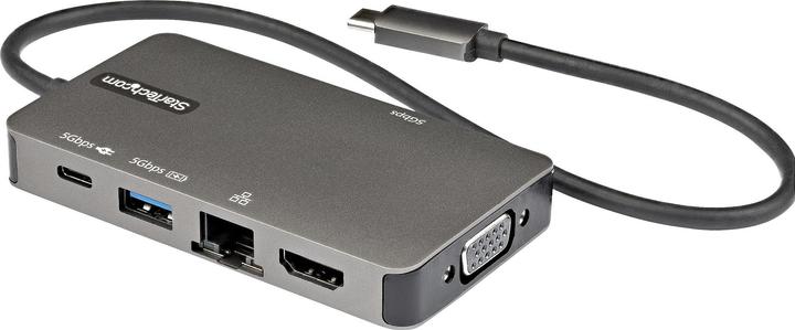 Produktbild StarTech USB-C Multiport Adapter - USB-C auf HDMI oder 1080p VGA - USB Typ-C Mini Dock mit Power Delivery (USB-C, 6 Ports)