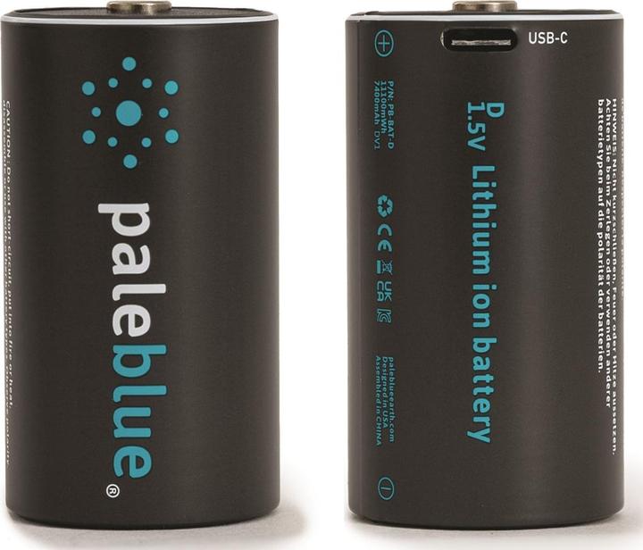 Image du produit Pale Blue Battery D USB-C (2 pcs, D, 5000 mAh)
