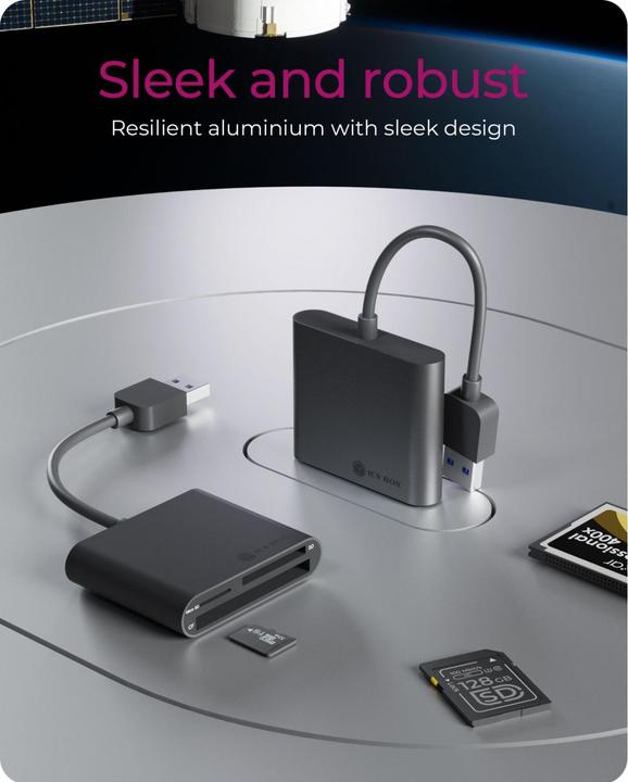 Produktbild Icy Box IB-CR301-U3, USB3.0 Multi-Kartenl. (USB 3.0)