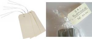 Actual product image Avery Dennison Packing handle, 100 x 51 mm, neutral, with wire