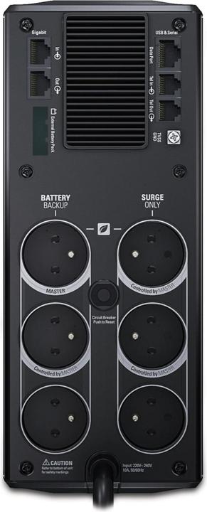 Actual product image APC Back-UPS Pro 1500, 230 V, CEE 7/5 (1500 VA, 865 W, Standby UPS)