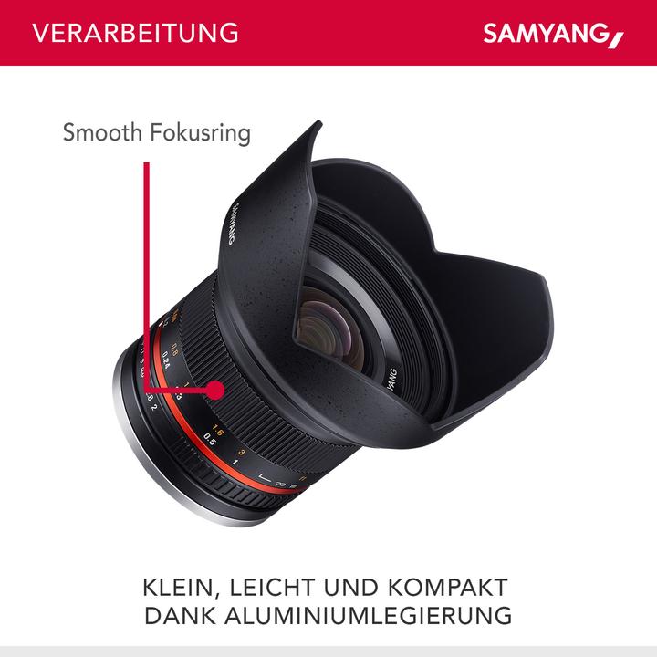 Immagine prodotto Samyang 12mm f/2 NCS CS (Micro Four Thirds, Micro Four Thirds)
