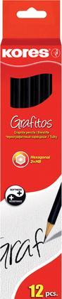 Actual product image Kores Grafitos (HB, 1 x)