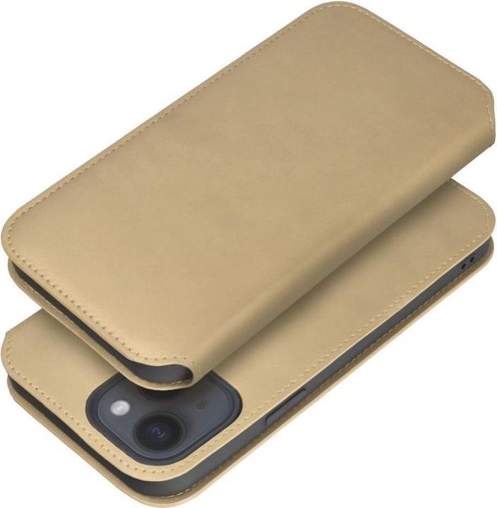 Actual product image OEM Book case DUAL POCKET Book case for SAMSUNG S24 Plus gold (Samsung Galaxy S24+)
