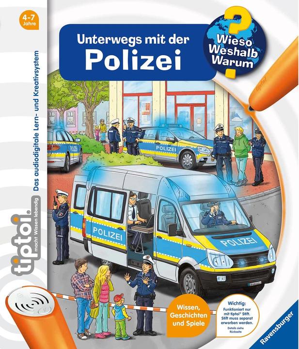 tiptoi Unterwegs mit Polizei (Deutsch, Karolin Küntzel, Niklas Böwer, 2019)