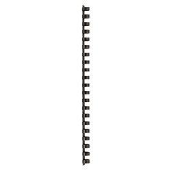 Produktbild GBC Binderücken 12mm, 21 Ringe, schwarz, 100 Stk.