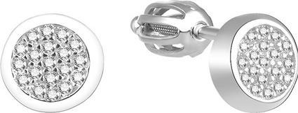 Beneto Silver earrings with zircons AGUP1537S (L)