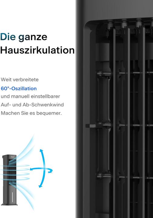 Actual product image Pelonis 3-in-1 Verdunstungskühler mit Fernbedienung & Timer