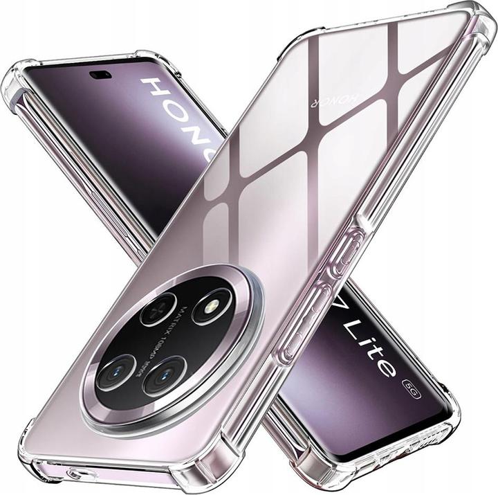 Produktbild Techsuit - Shockproof Clear Silicone - Honor Magic7 Lite / X9c - Clear (Honor Magic7 Lite, Honor X9)