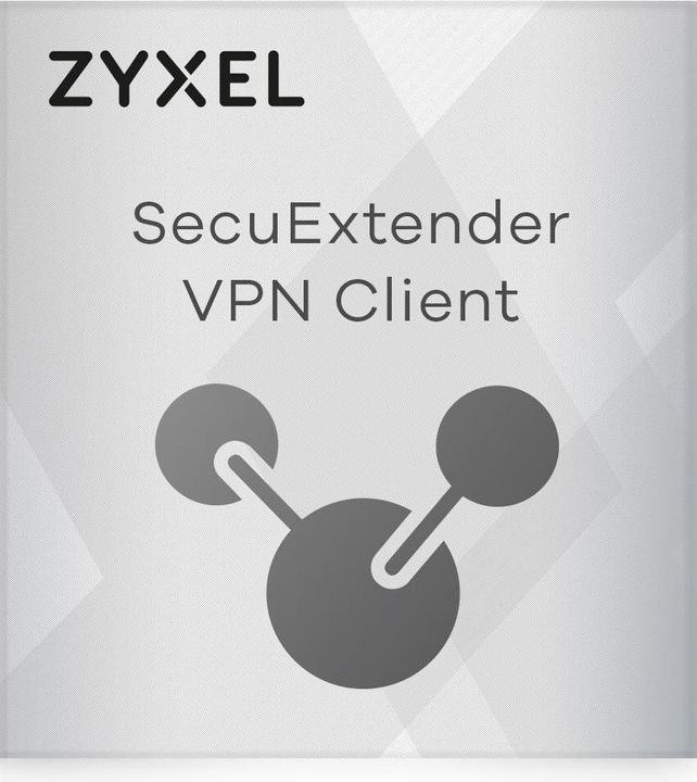 Zyxel SecuExtender IPSec VPN WIN Client 50 User 1 Year (50 Dispositifs, 12 mois)
