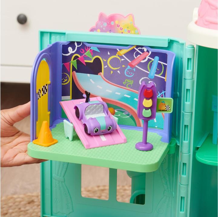 Actual product image Spin Master Gabby's Dollhouse Carlita Purr-ific Play Room