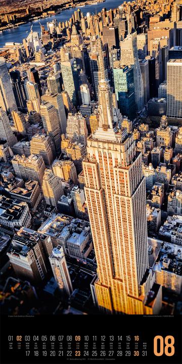 Produktbild Inside New York Kalender 2026 (33 x 66 cm, Harter Einband, Englisch, Französisch, Deutsch)