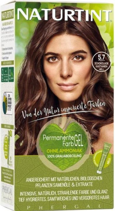 Naturtint Permanentes Haarfarbegel 5.7 Schokolade Kastanien Hell ohne Ammoniak (5.7 Schokolade Kastanien Hell ohne Ammoniak)