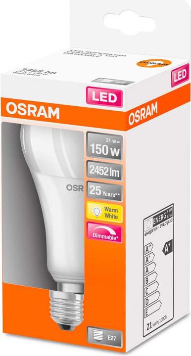 Immagine prodotto Osram Superstar Classic A150 (E27, 20 W, 2452 lm, 1 x, E)