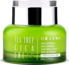 Actual product image Orjena Tea Tree CICA Face Cream Redness Antioxidant Soothing Skin Care Centella Asiica Madecassoside (50 ml)