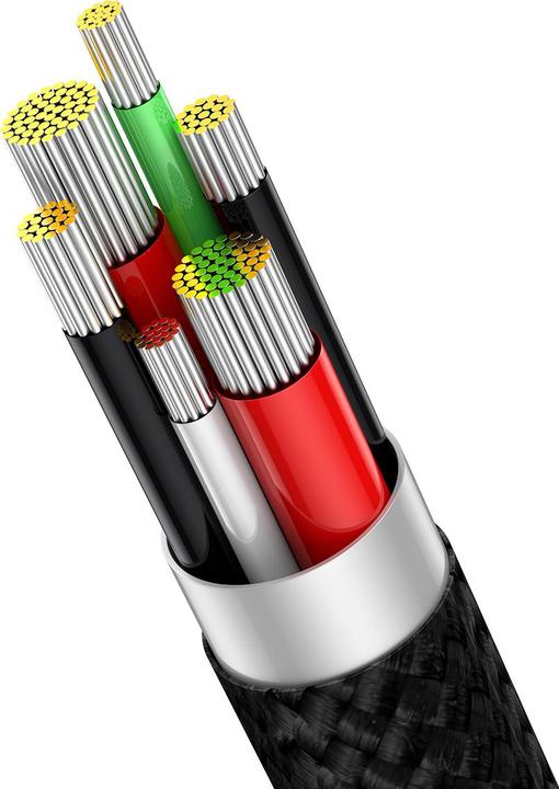 Productafbeelding Baseus Legend Series Elbow Fast Charging Data Cable USB naar Type-C 66W 1m Zwart (1 m, USB 2.0, 66 W)
