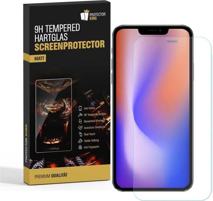 Produktbild Protectorking 6x Echtes Tempered 9H Panzerhartglas Matt Entspiegelt (6 Stück, Apple iPhone 12 Pro)