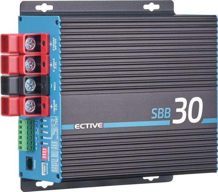 Produktbild Ective SBB30 Ladebooster 12V 30A mit 20A Solar-Laderegler Wohnmobil AGM LiFePO4 (12V, 30 A)