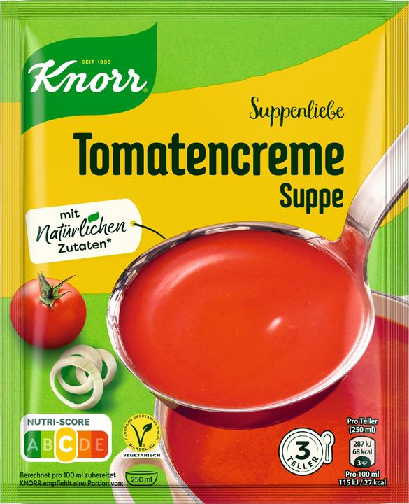 Produktbild Knorr Suppenliebe Tomatencreme Suppe ergibt 750 ml (750 ml)