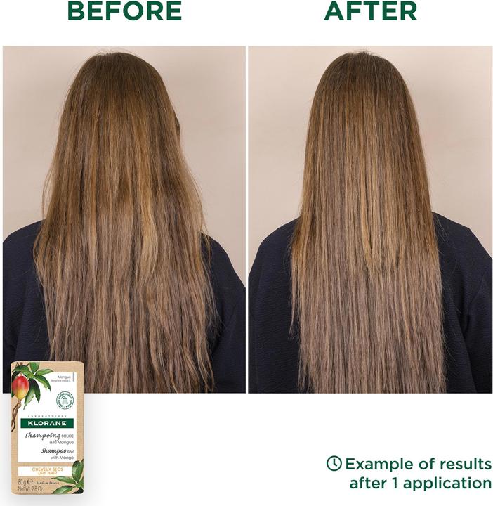 Produktbild Klorane Festes Shampoo mit Mango (80 ml, Festes Shampoo)