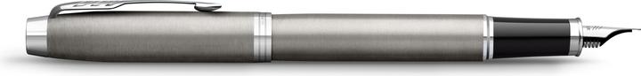 Produktbild Parker Füller IM Brushed Metal C.C. M (Black, Stainless Steel, 1 x)