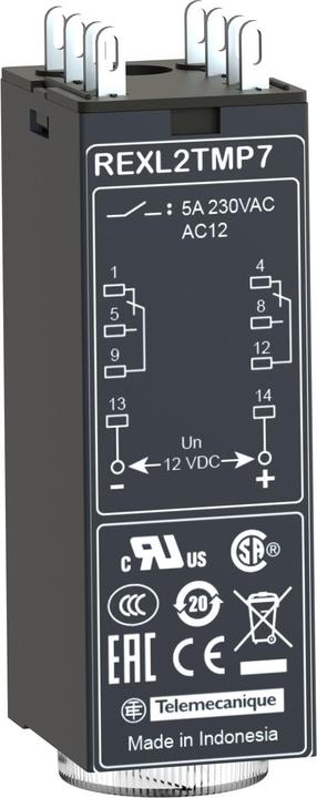Image du produit Schneider Electric 2 CO On Delay timer 230V AC REXL2TMP7