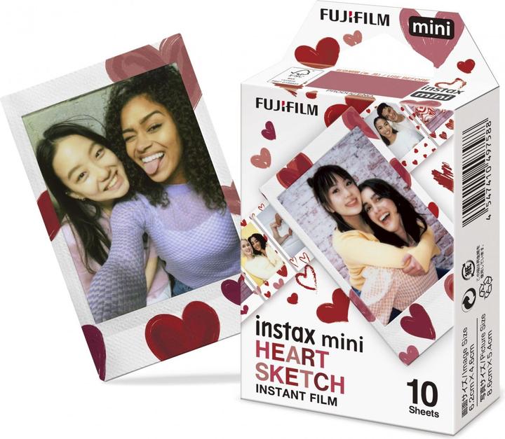 Image du produit Fujifilm Instax Mini Heart Sketch (Instax Mini 90, Instax Mini 11, Instax Mini Evo, Instax mini 12)