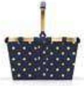 Image du produit reisenthel carrybag XS frame metallic dots blue