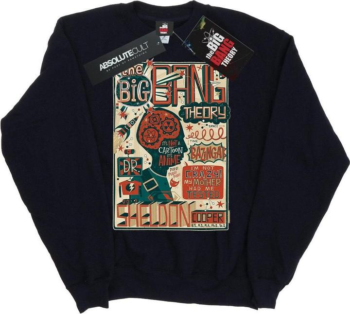 Big Bang Theory Infographic Poster Sweatshirt Mädchen