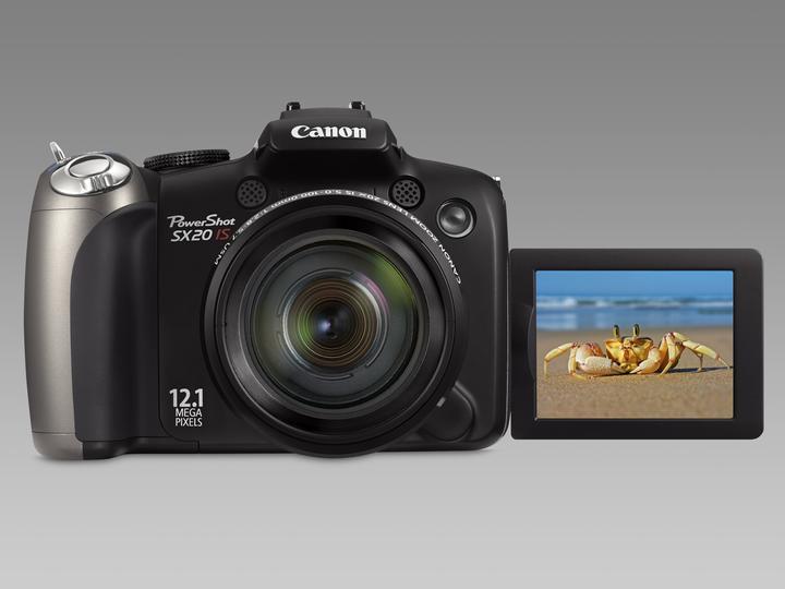 Canon PowerShot SX20 IS, 12Mpixel, 20x WW-Zoom, HD-Movies (12.10 Mpx, 1/2,3'')