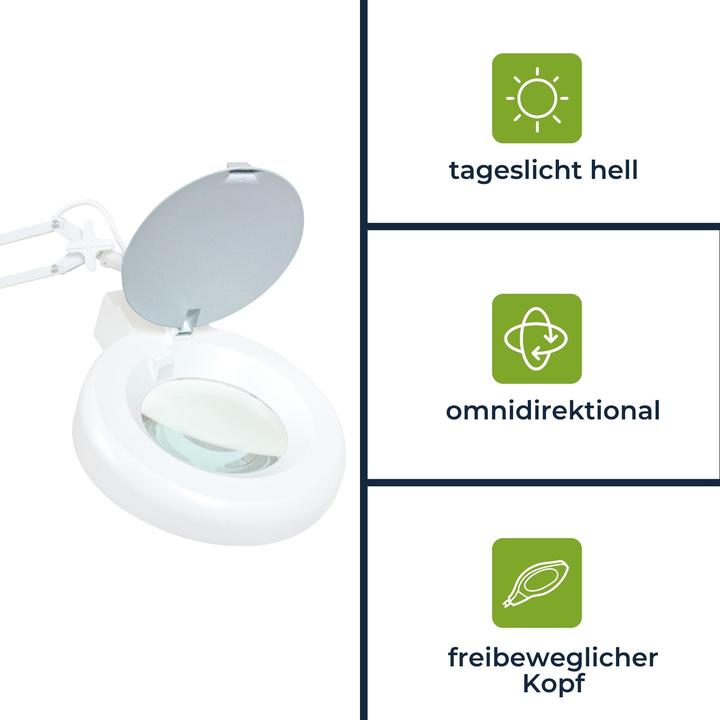 Produktbild Velleman Lupenleuchte 8 Dioptrien (1050 lm)