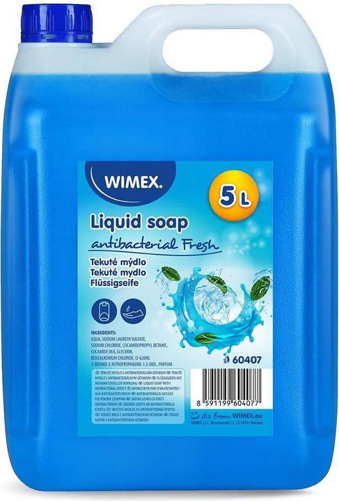 Wimex.eu Flüssigseife und Duschgel Fresh 5L für Spender - 1 Stück (Flüssigseife, 5000 ml)