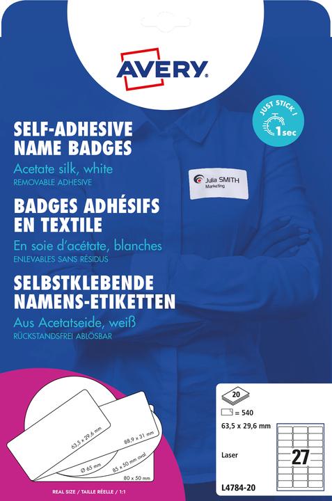 Productafbeelding Avery Naam etiketten