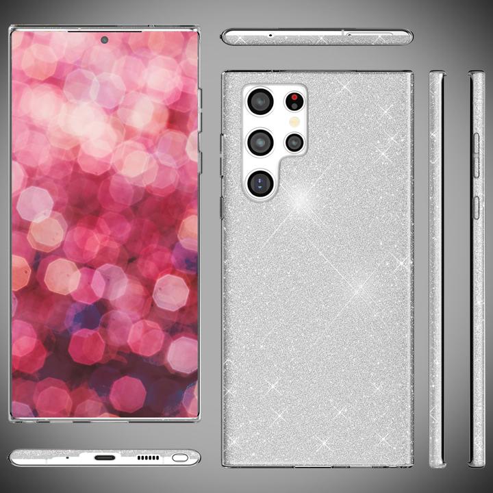 Actual product image Nalia Glitter hybrid cover (Samsung Galaxy S24 Ultra)
