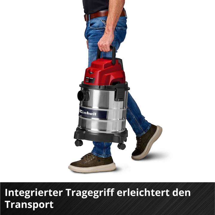 Actual product image Einhell TC-VC 18/20 Li S Solo (Wet dry vacuum cleaner)