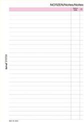 Productafbeelding Bind B-2610 - Systeem inlegvel vierkant met 50 vellen, inlegvel in A6 formaat, notities Vervangende (A6)