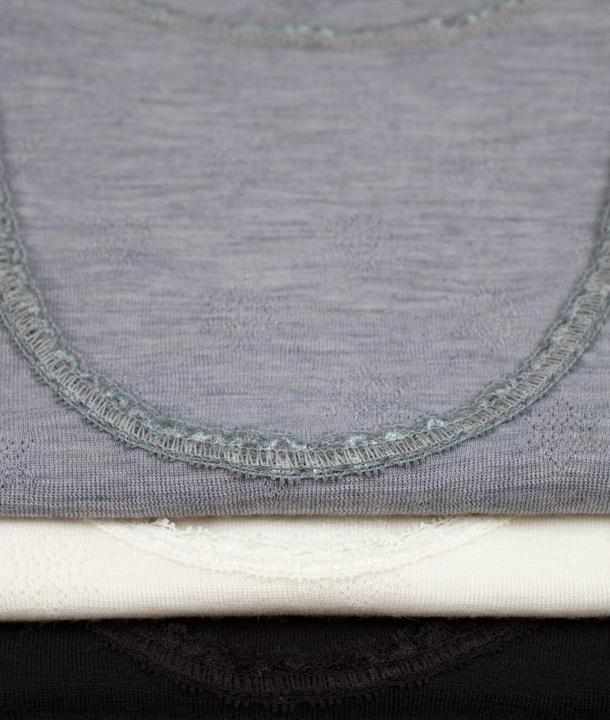 Actual product image Woolami Ladies undershirt platinium (L)