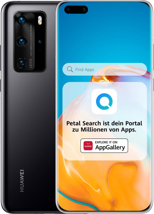 Huawei P40 Pro (256 GB, Nero, 6.58", Doppia SIM ibrida + eSIM, 50 Mpx, 5G)